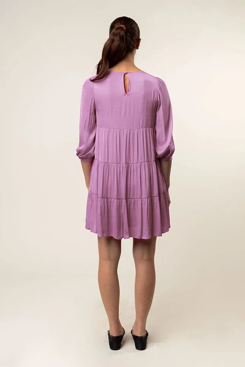 Billowy Tiered Babydoll Dress