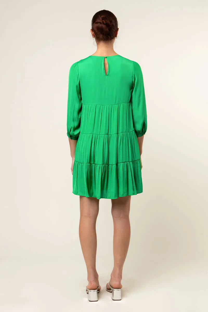 Billowy Tiered Babydoll Dress