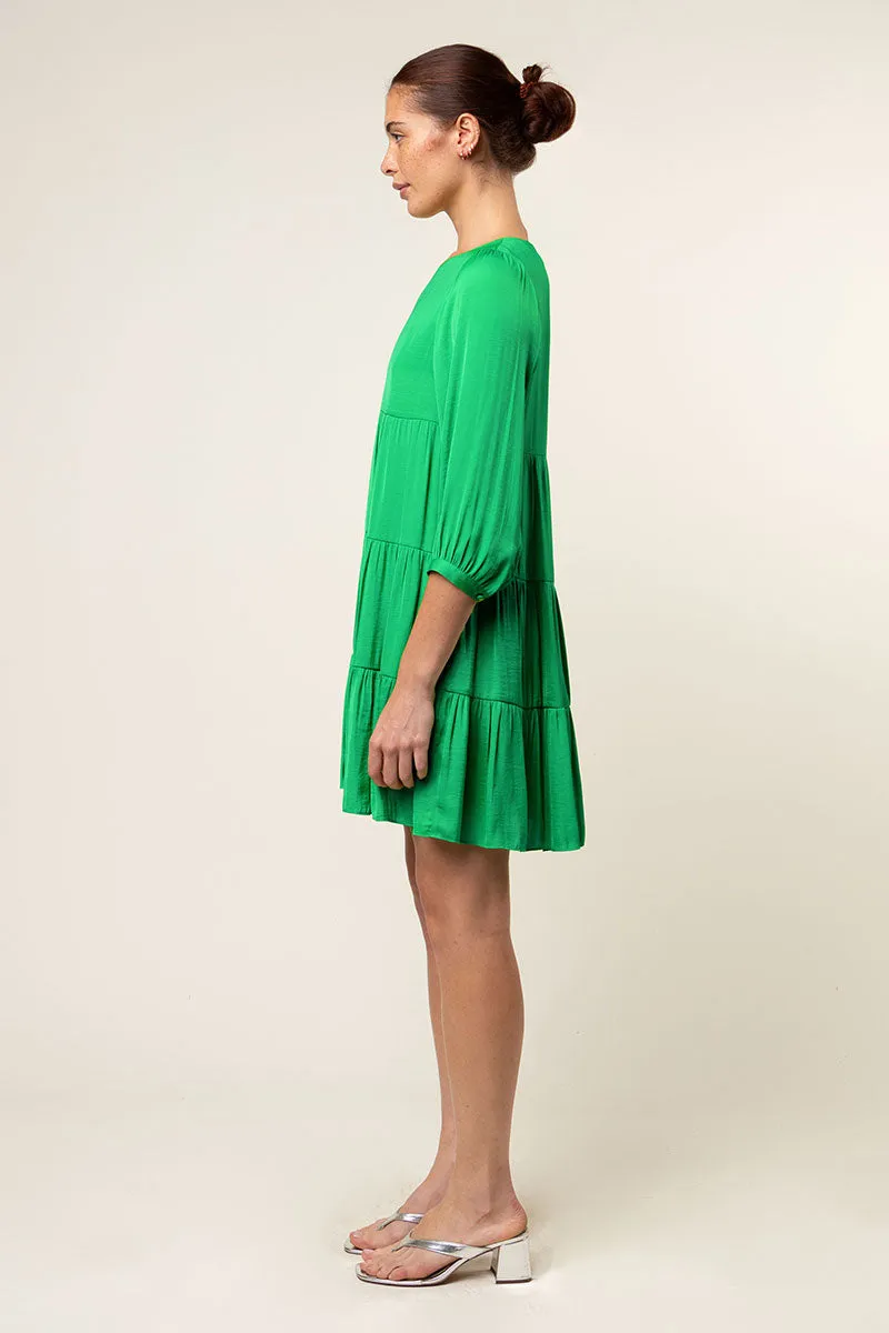 Billowy Tiered Babydoll Dress