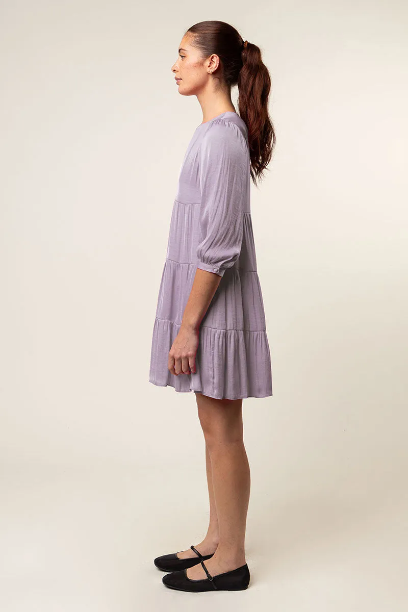Billowy Tiered Babydoll Dress