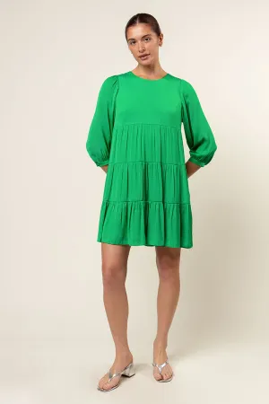 Billowy Tiered Babydoll Dress