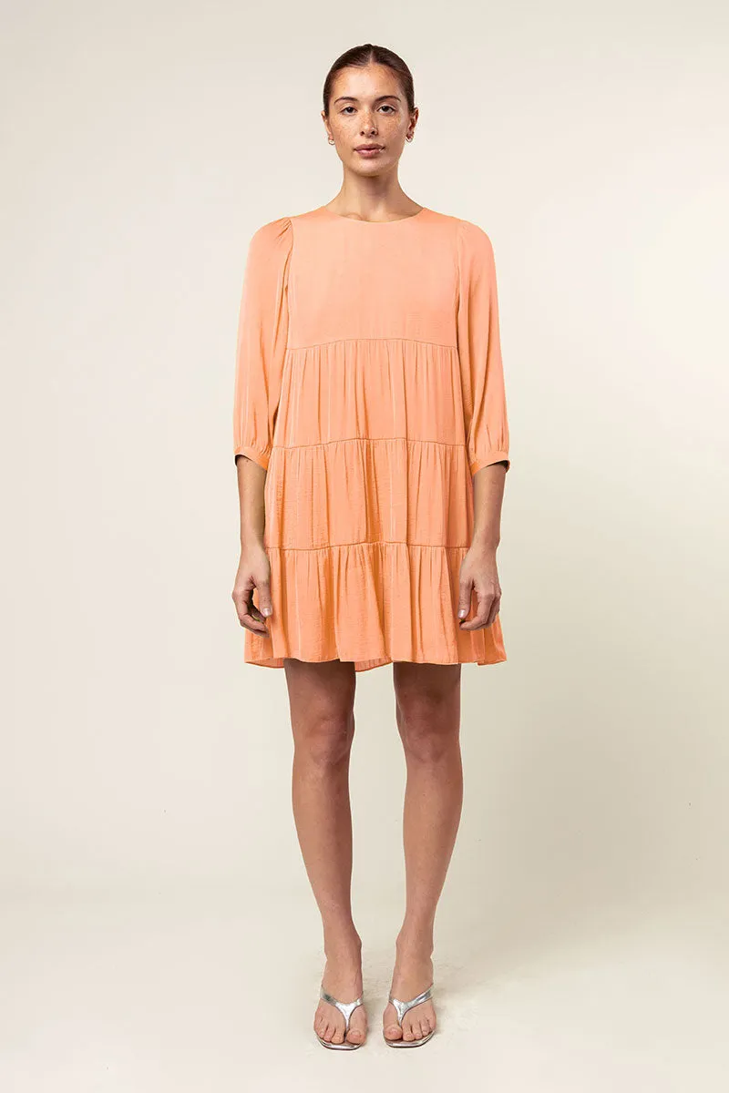 Billowy Tiered Babydoll Dress