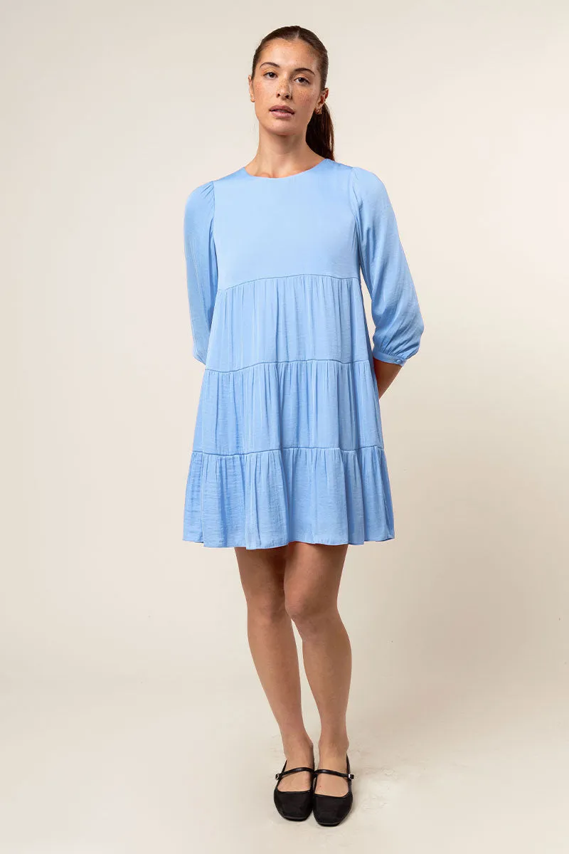 Billowy Tiered Babydoll Dress