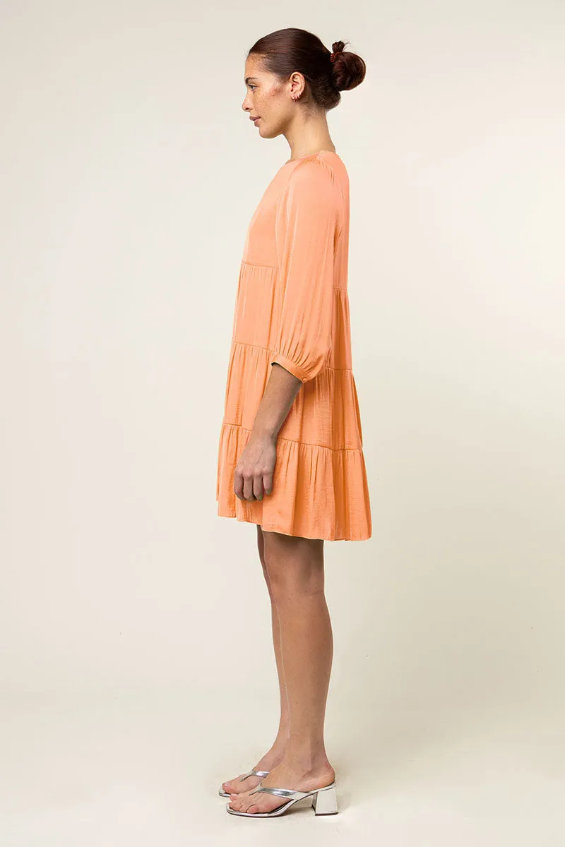 Billowy Tiered Babydoll Dress