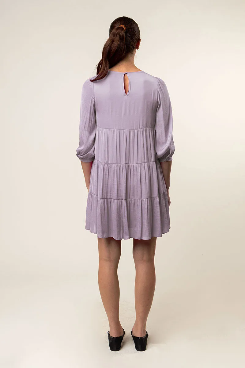 Billowy Tiered Babydoll Dress