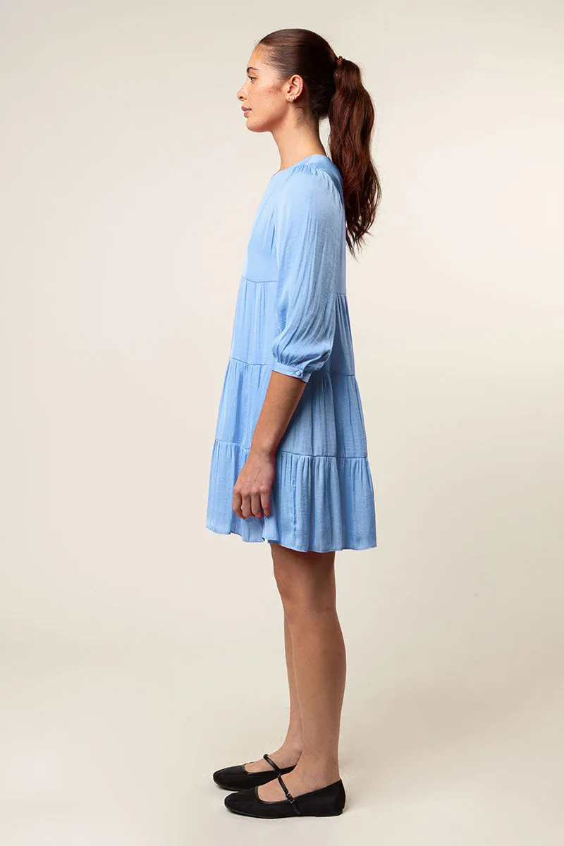 Billowy Tiered Babydoll Dress