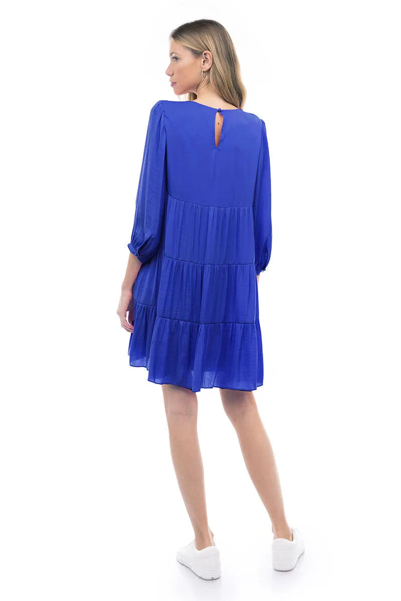 Billowy Tiered Babydoll Dress
