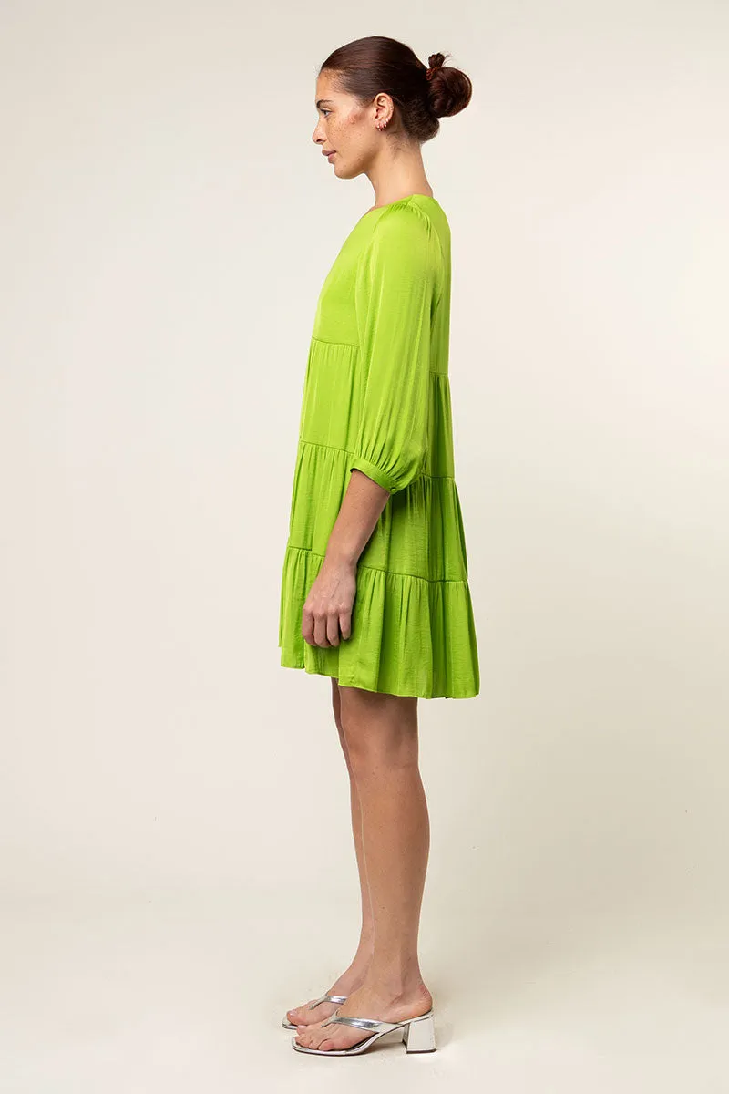 Billowy Tiered Babydoll Dress