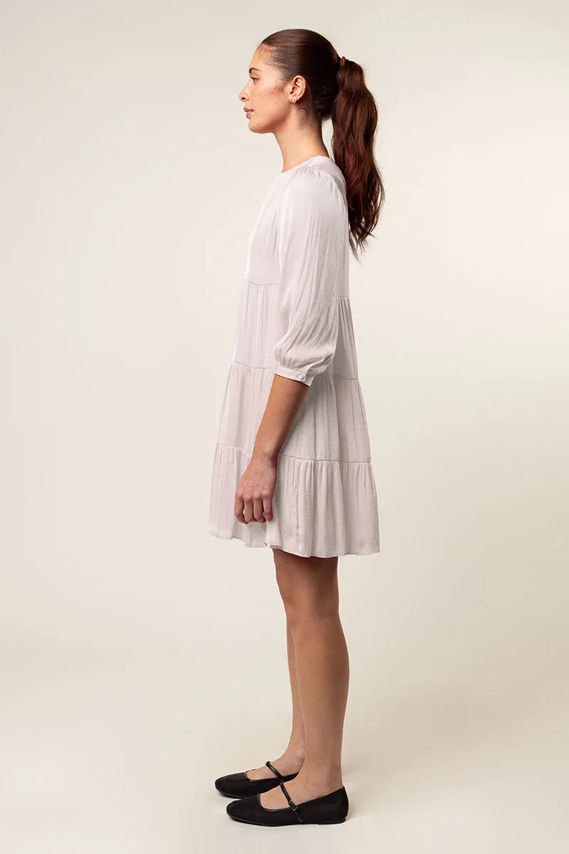 Billowy Tiered Babydoll Dress