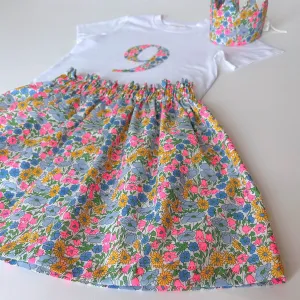 Birthday t-shirt & skirt set