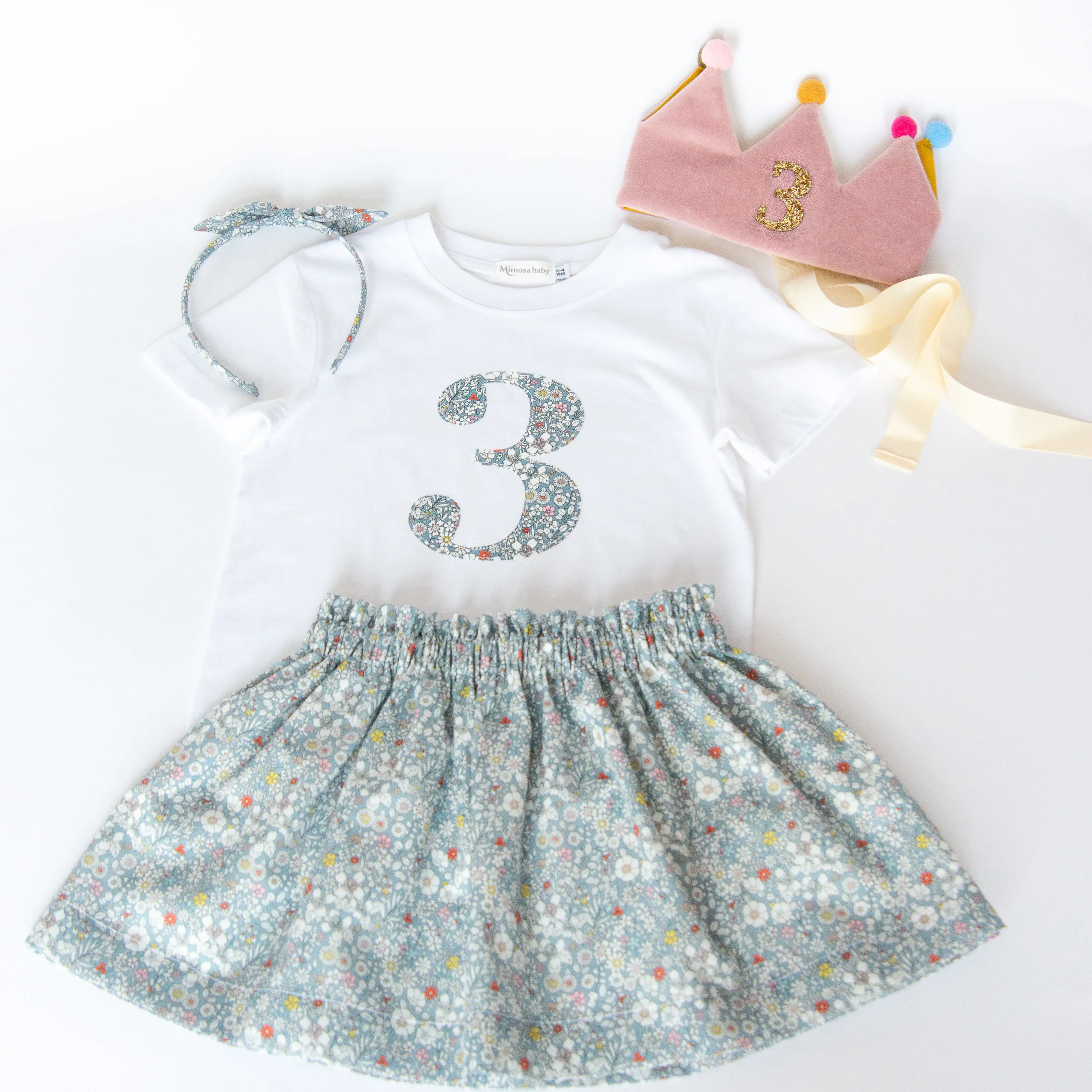 Birthday t-shirt & skirt set