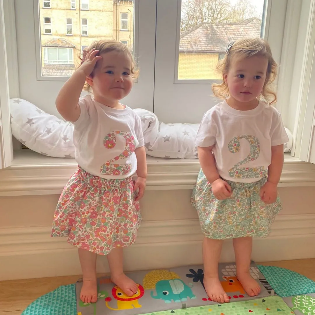 Birthday t-shirt & skirt set