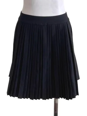 Black Accordion Miniskirt