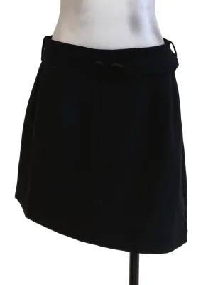 Black Buckle Skirt