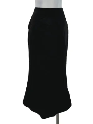 Black Flare Edge Skirt