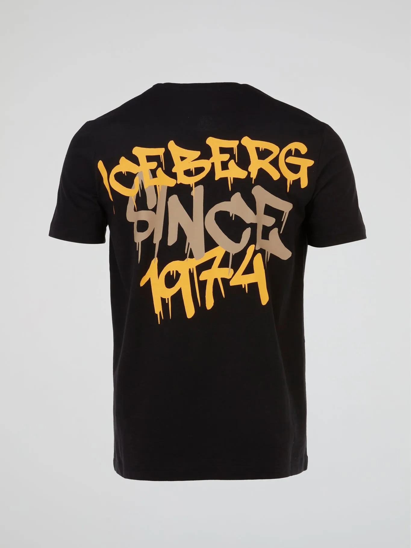 Black Graffiti Print T-Shirt