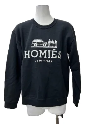 Black Homies Print Sweater