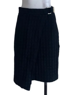 Black Houndstooth Skirt