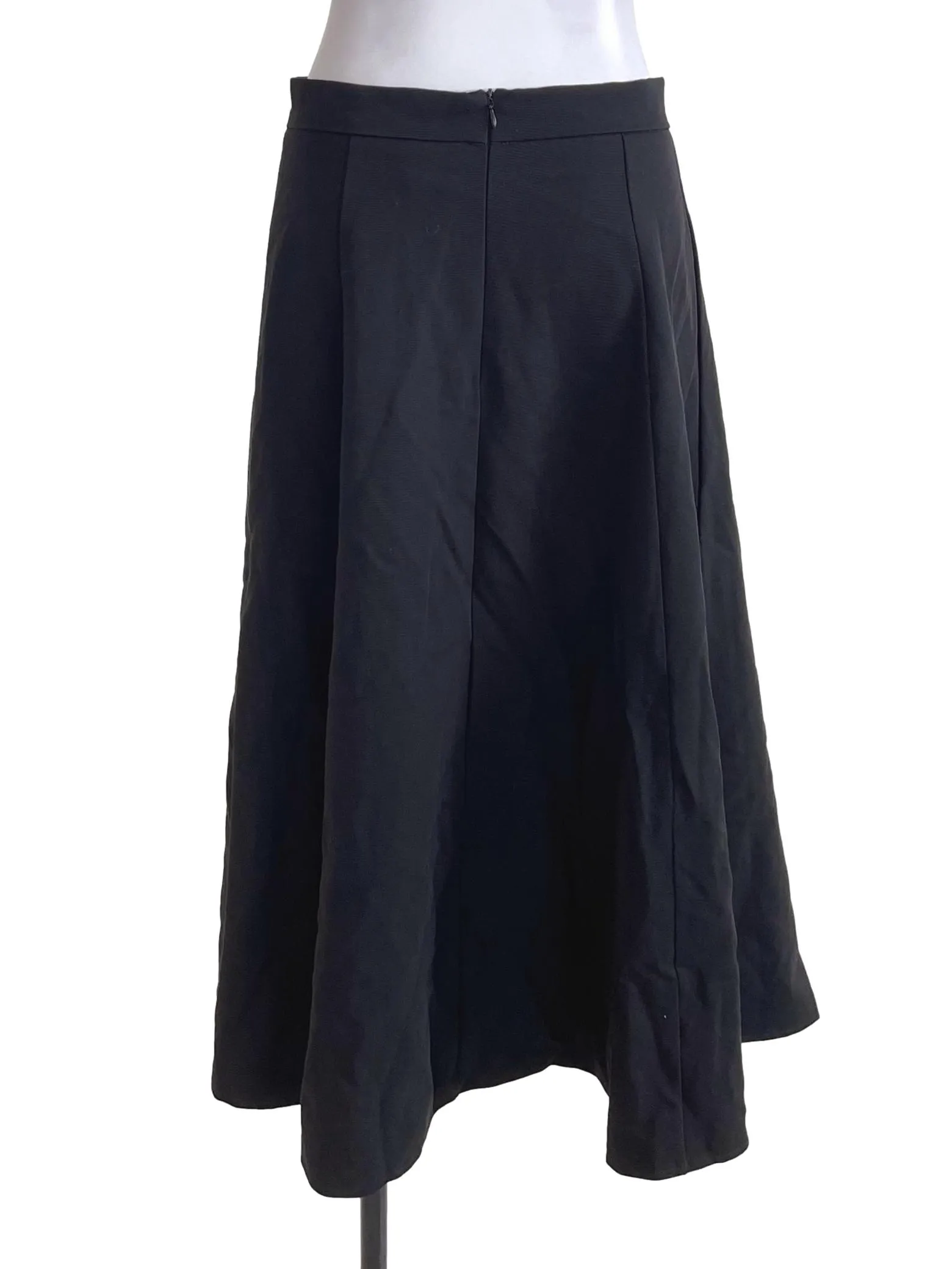 Black Paneled Skirt