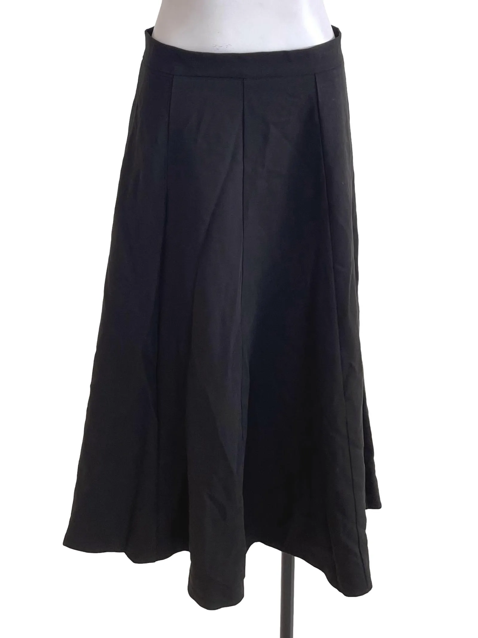 Black Paneled Skirt