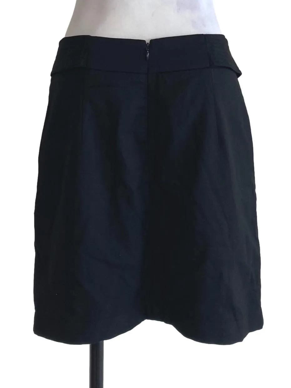 Black Plain Skirt