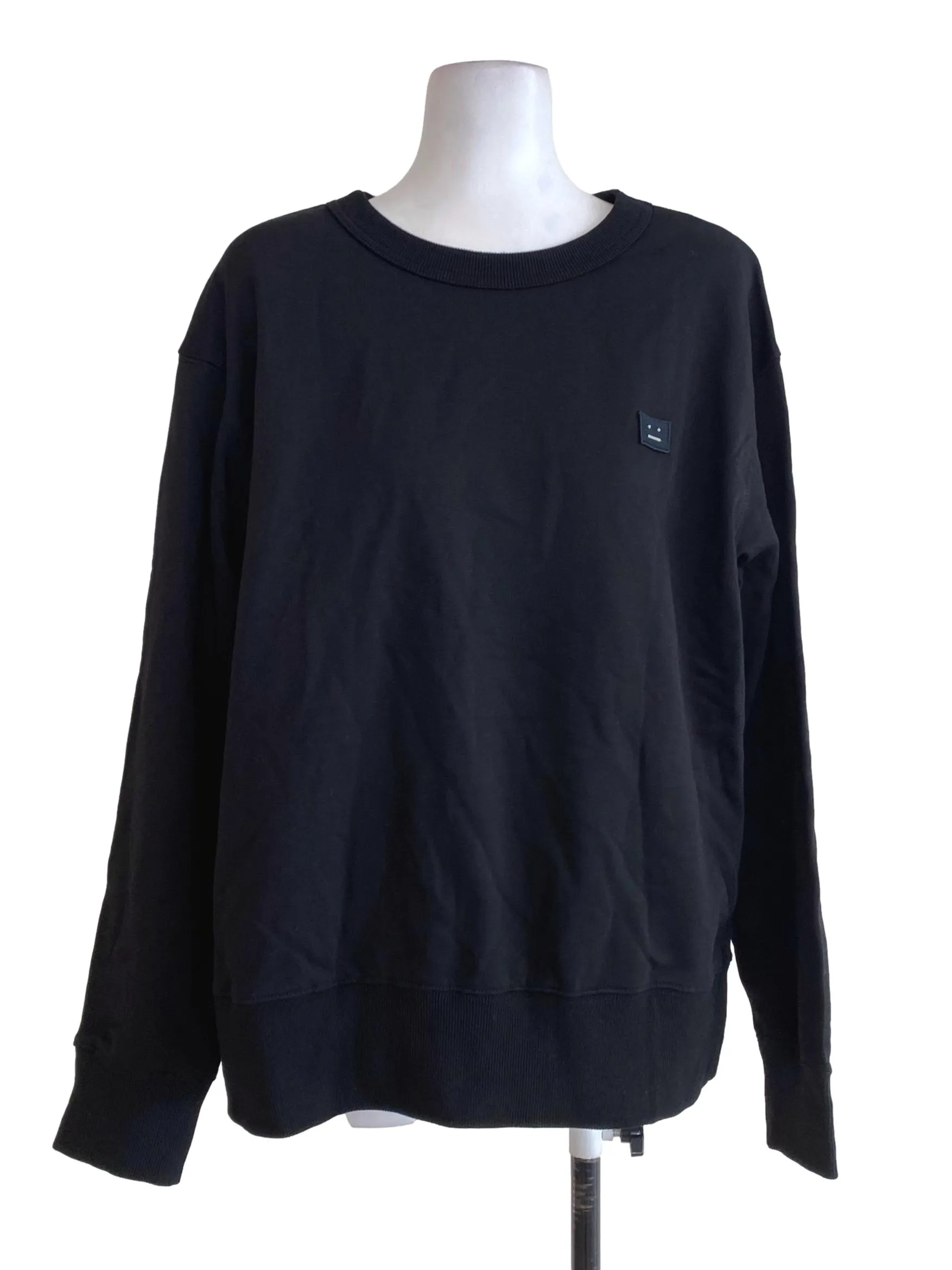 Black Plain Sweatshirt