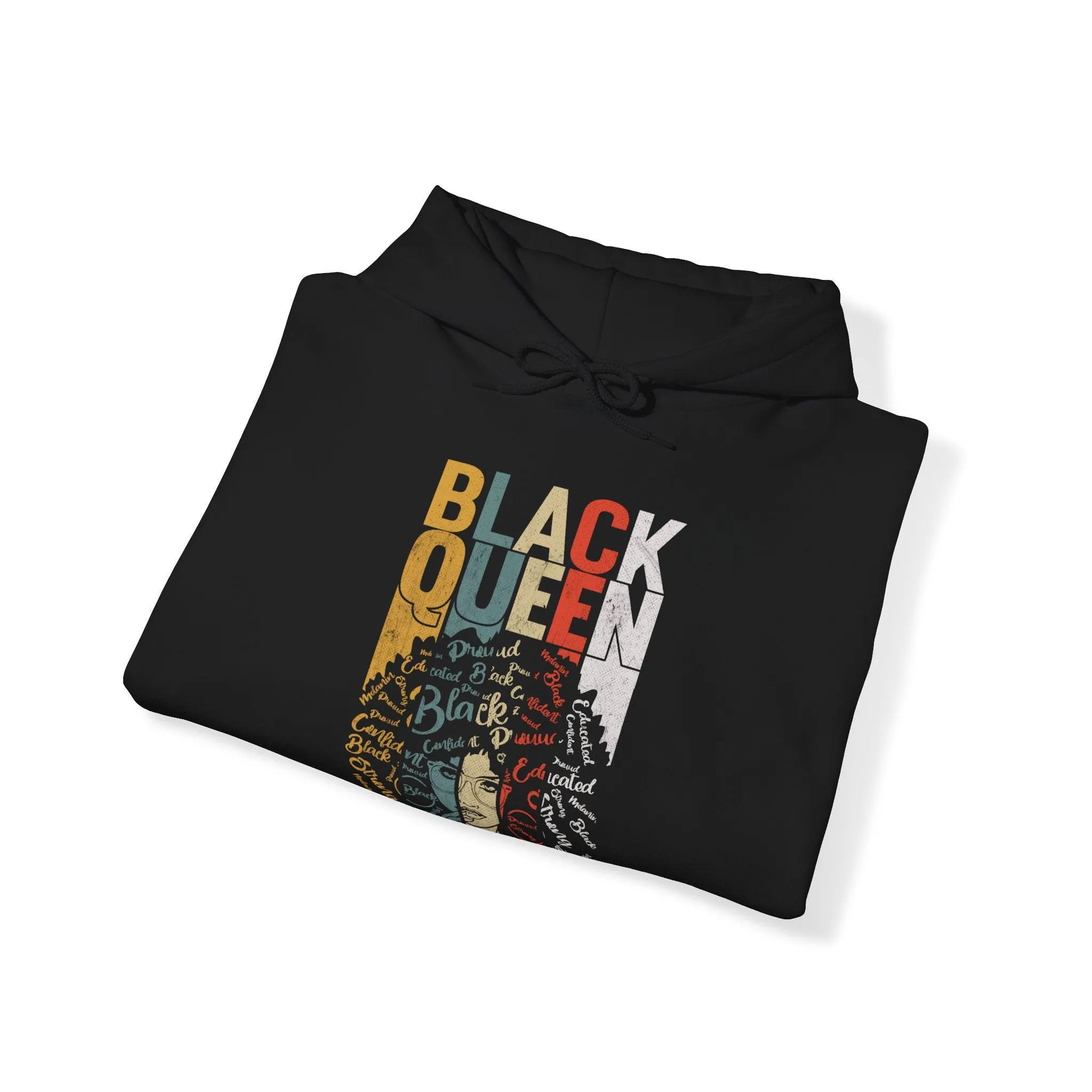 Black Queen Heavy Blend Unisex Hoodie