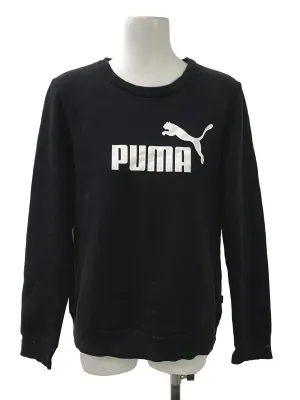 Black Round Neck Sweatshirt