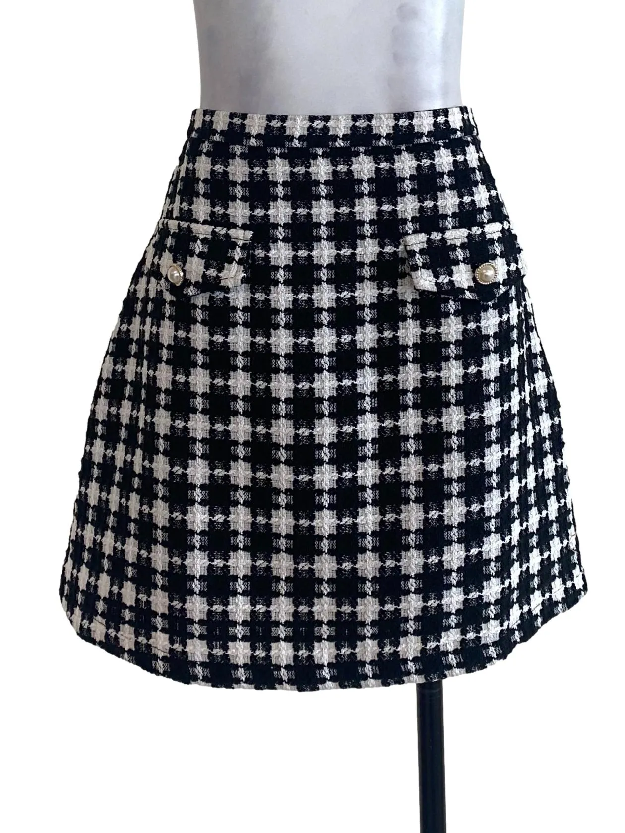 Black Tweed Skirt