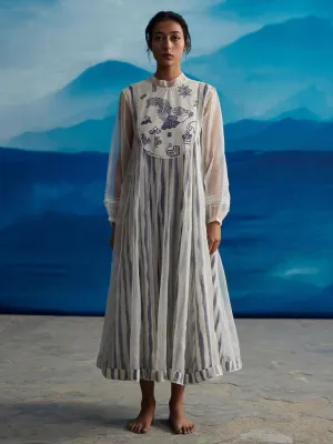 Blazing Yoke Dress