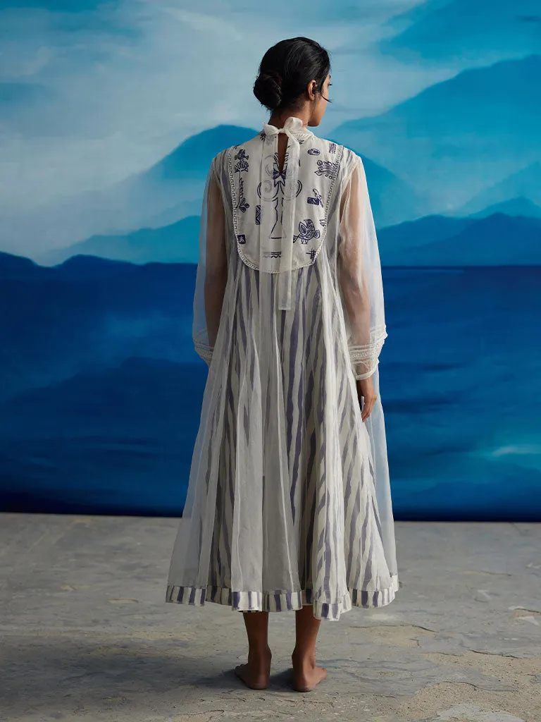 Blazing Yoke Dress