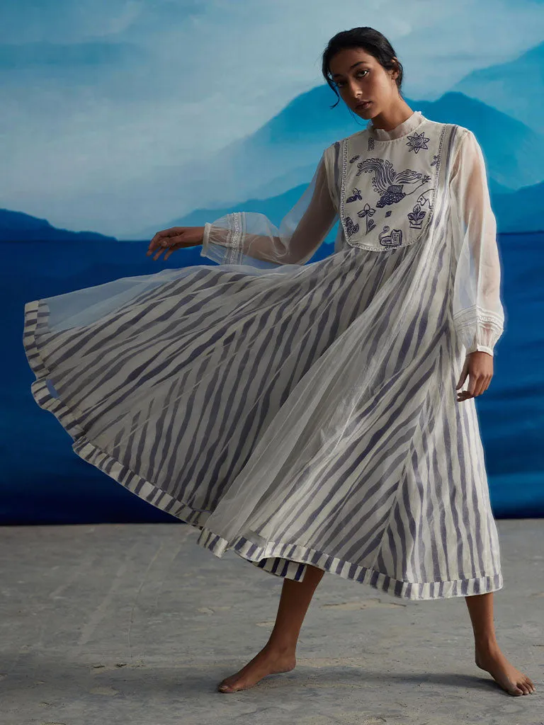 Blazing Yoke Dress