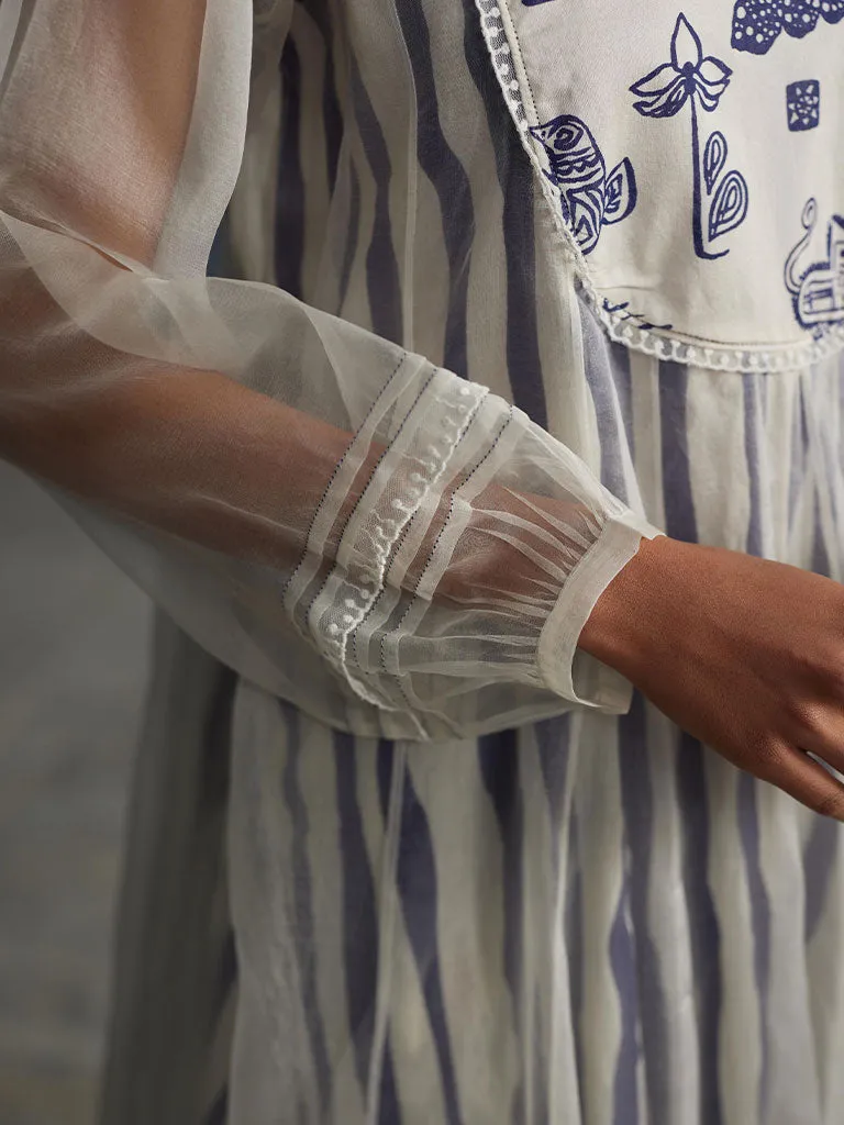 Blazing Yoke Dress