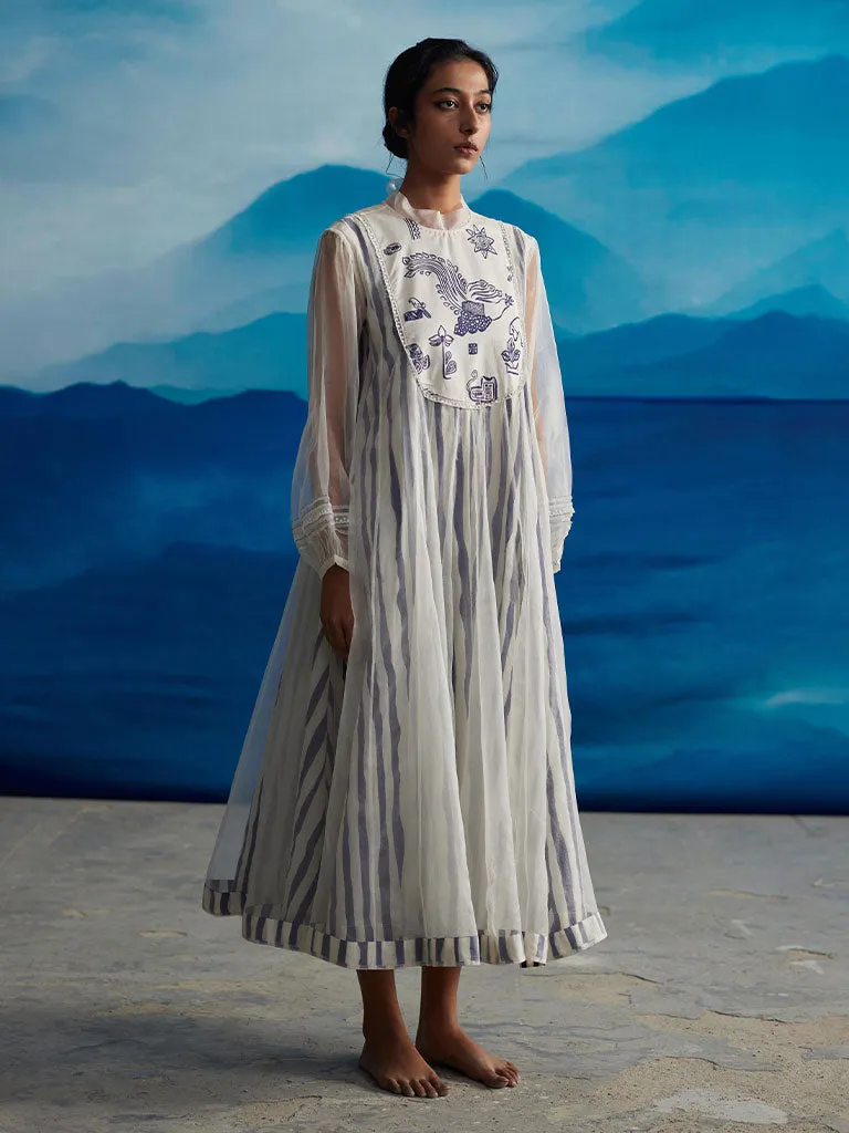 Blazing Yoke Dress