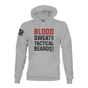BLOOD SWEAT AND TACTICAL BEARDS HOODIE