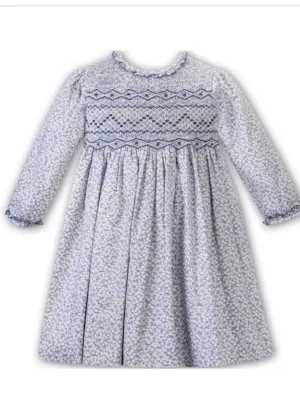 Blue hand smocked Sarah-louise dress 1021622