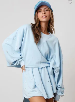 Blue Pearl Skort Set