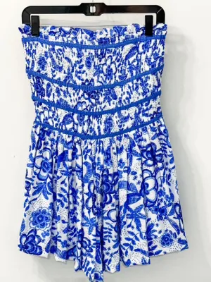 Blue Petals Romper