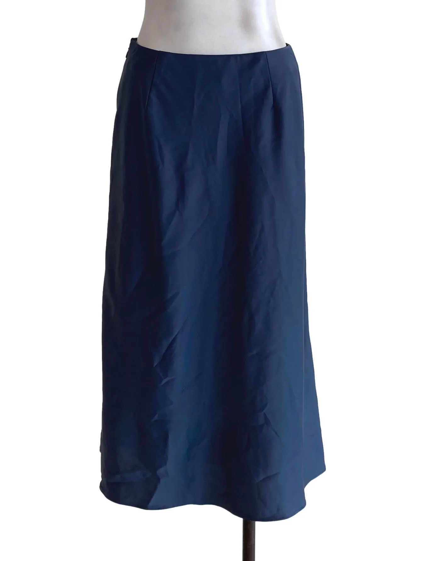 Blue Plain Skirt