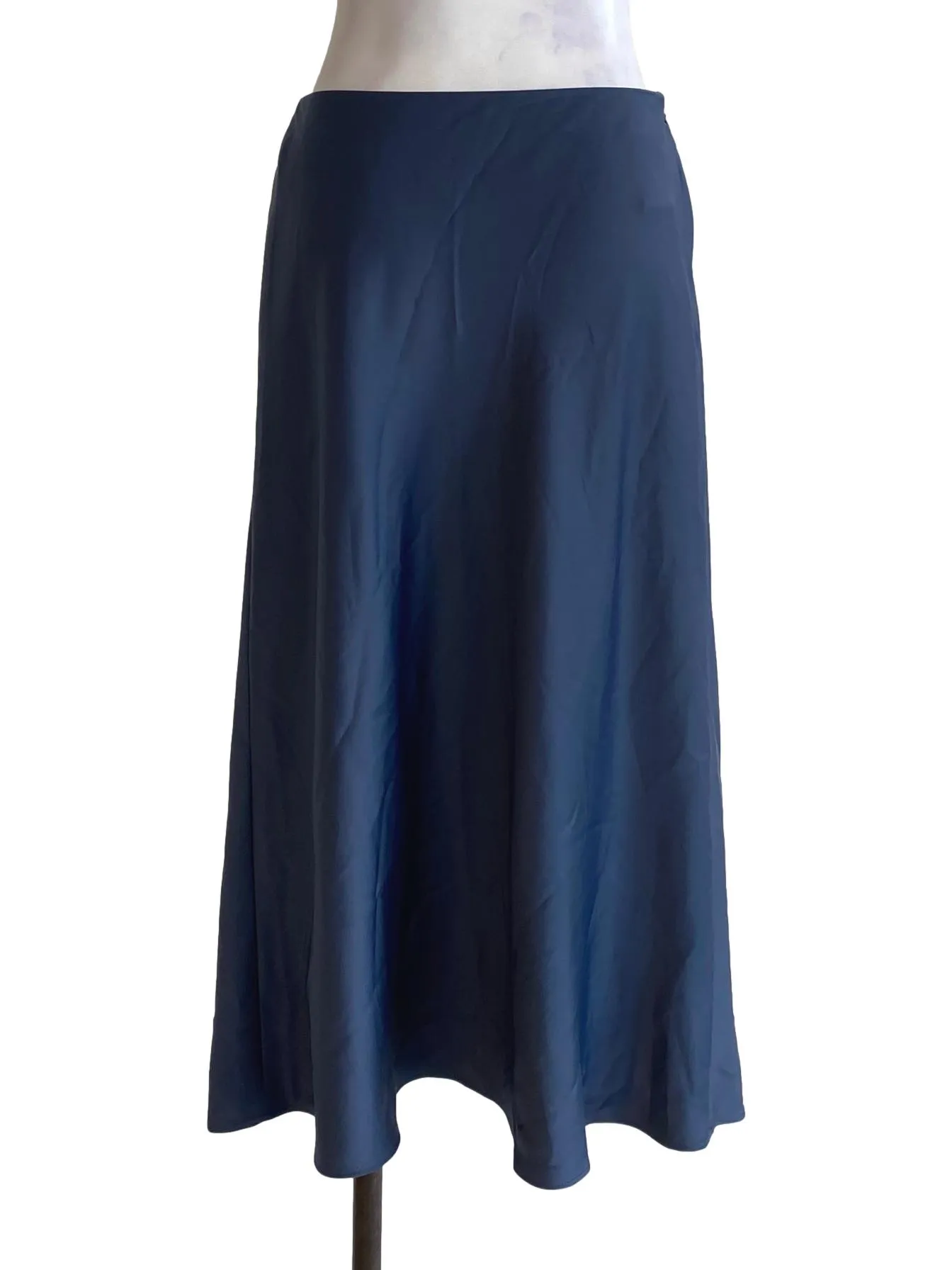 Blue Plain Skirt