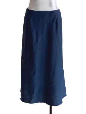 Blue Plain Skirt
