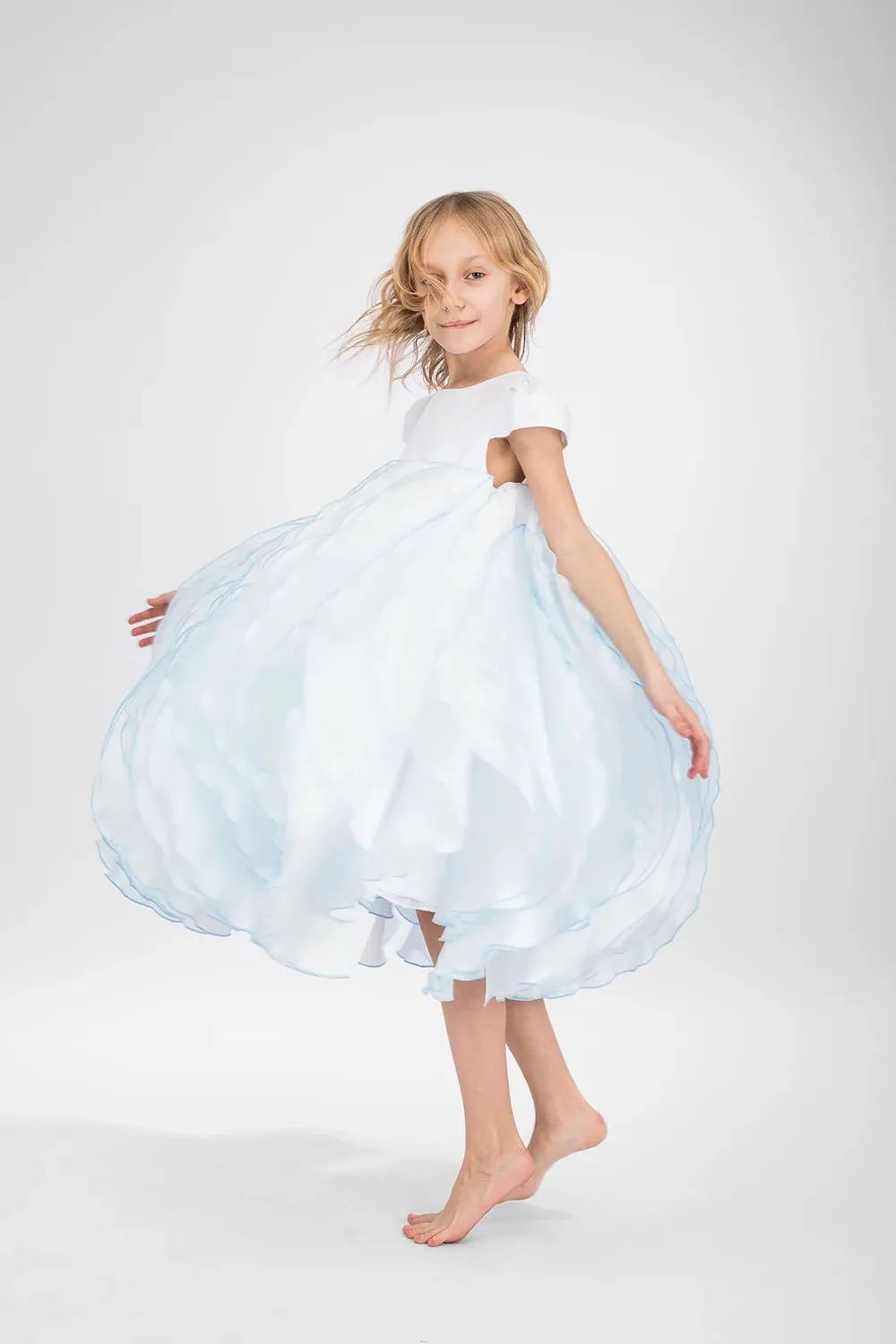Blue Veil Dress