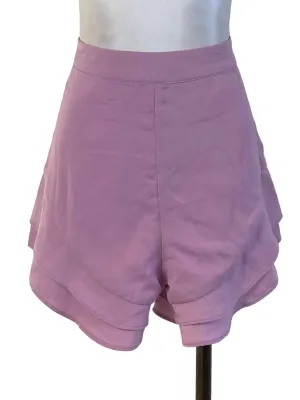 Blush Purple Flowy Shorts YHF