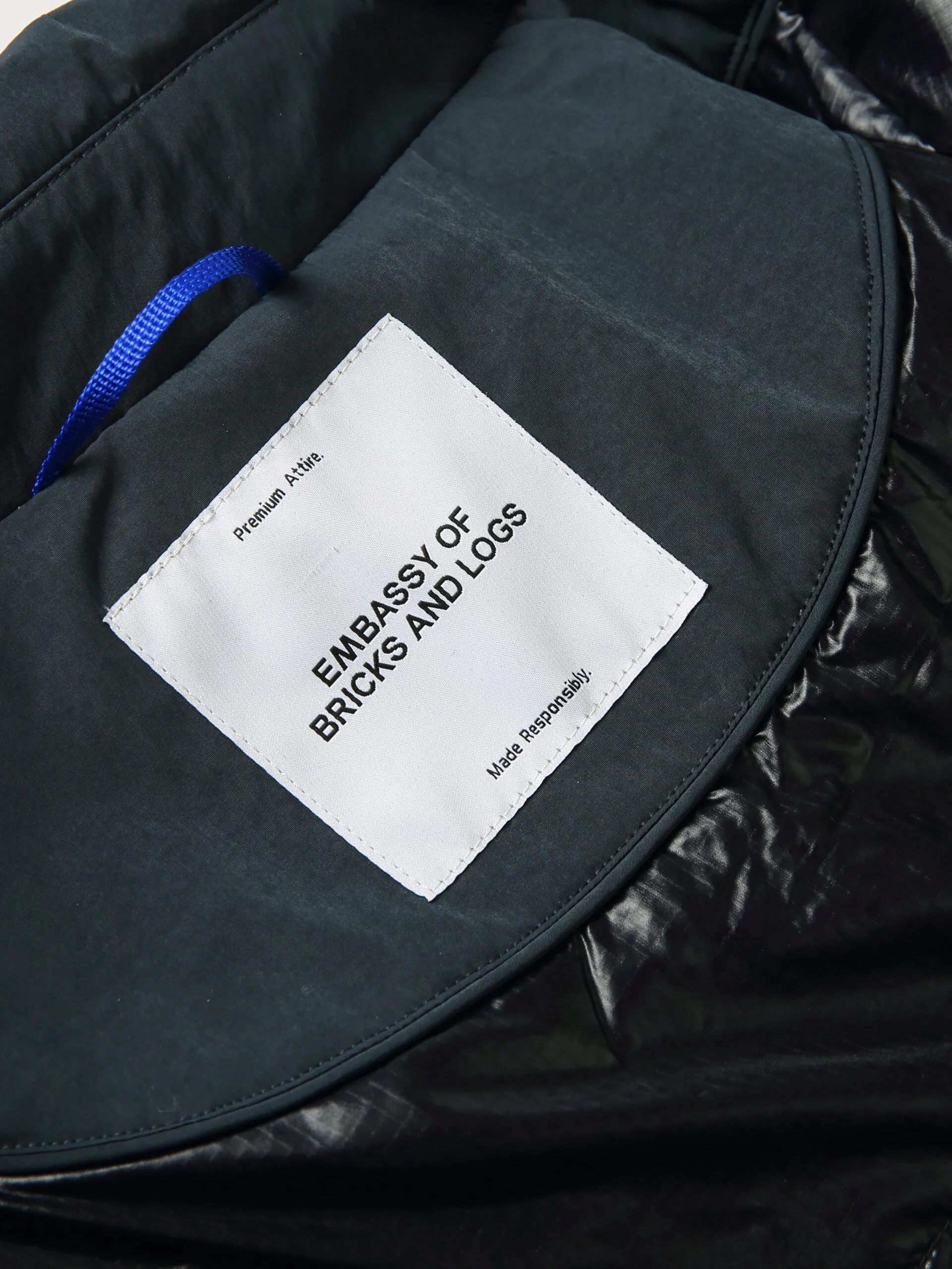 Blyn Puffer coat in dark navy