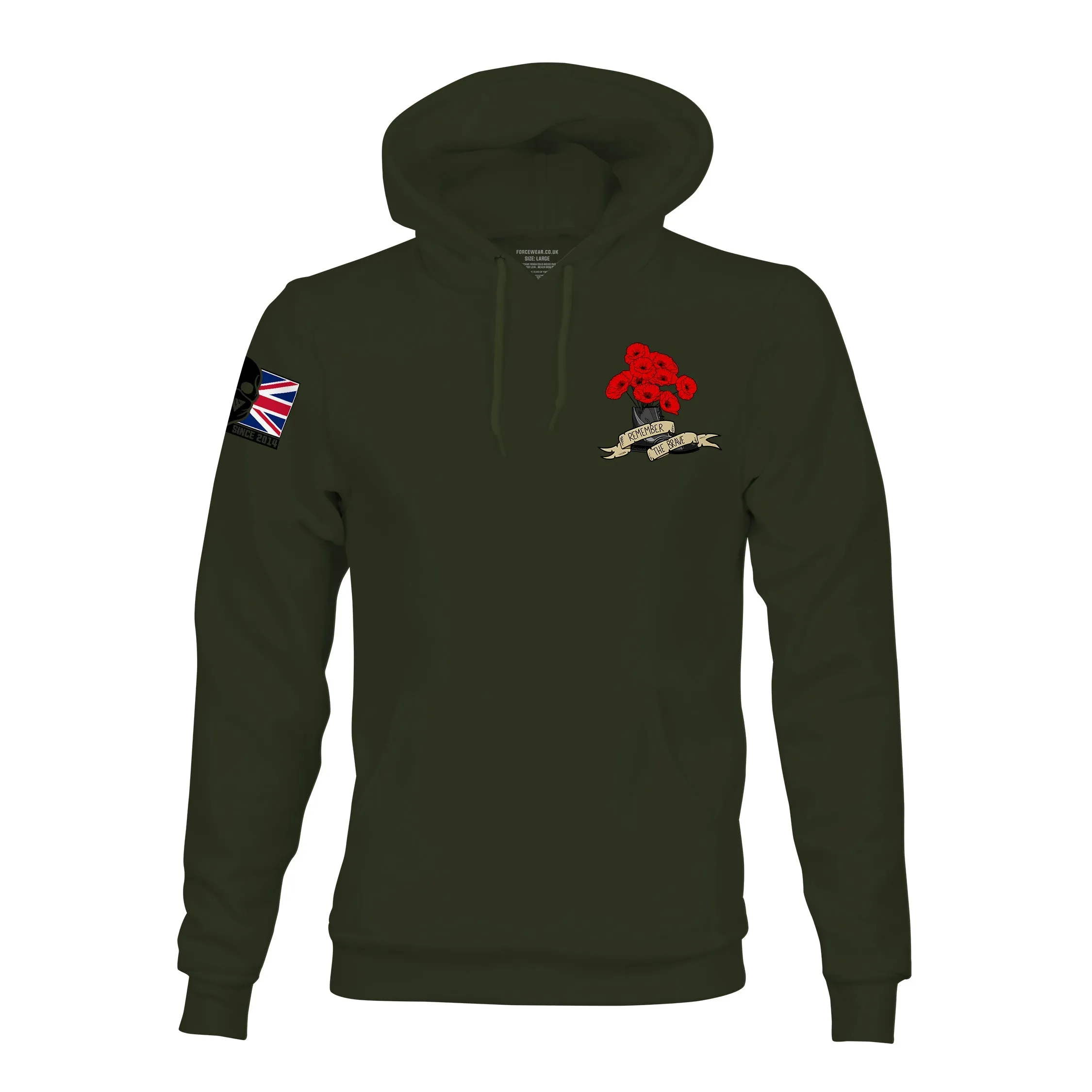 BOOT AND POPPIES HOODIE