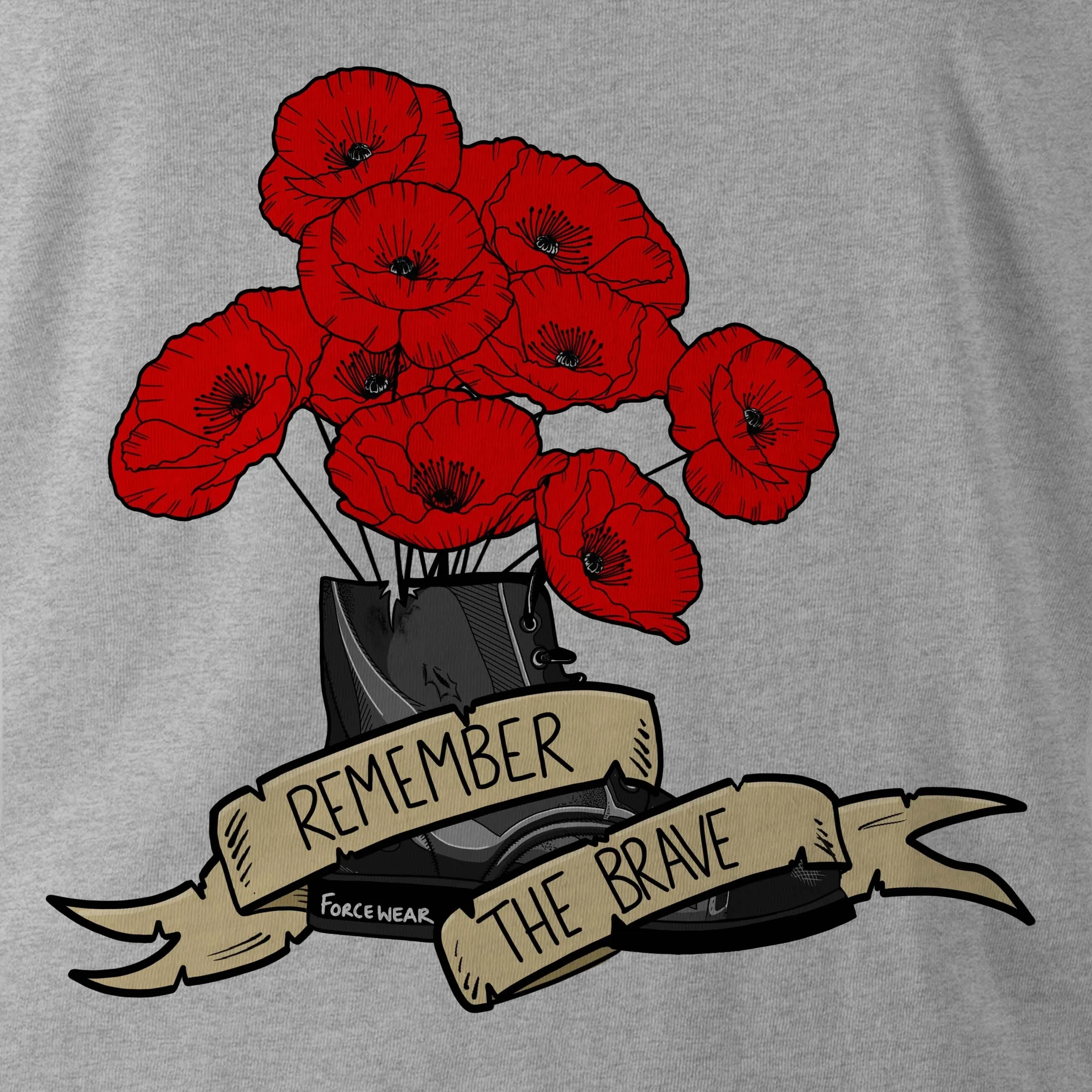 BOOT AND POPPIES HOODIE