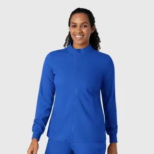 Boundless 8151 Warm Up Scrub Jacket Royal