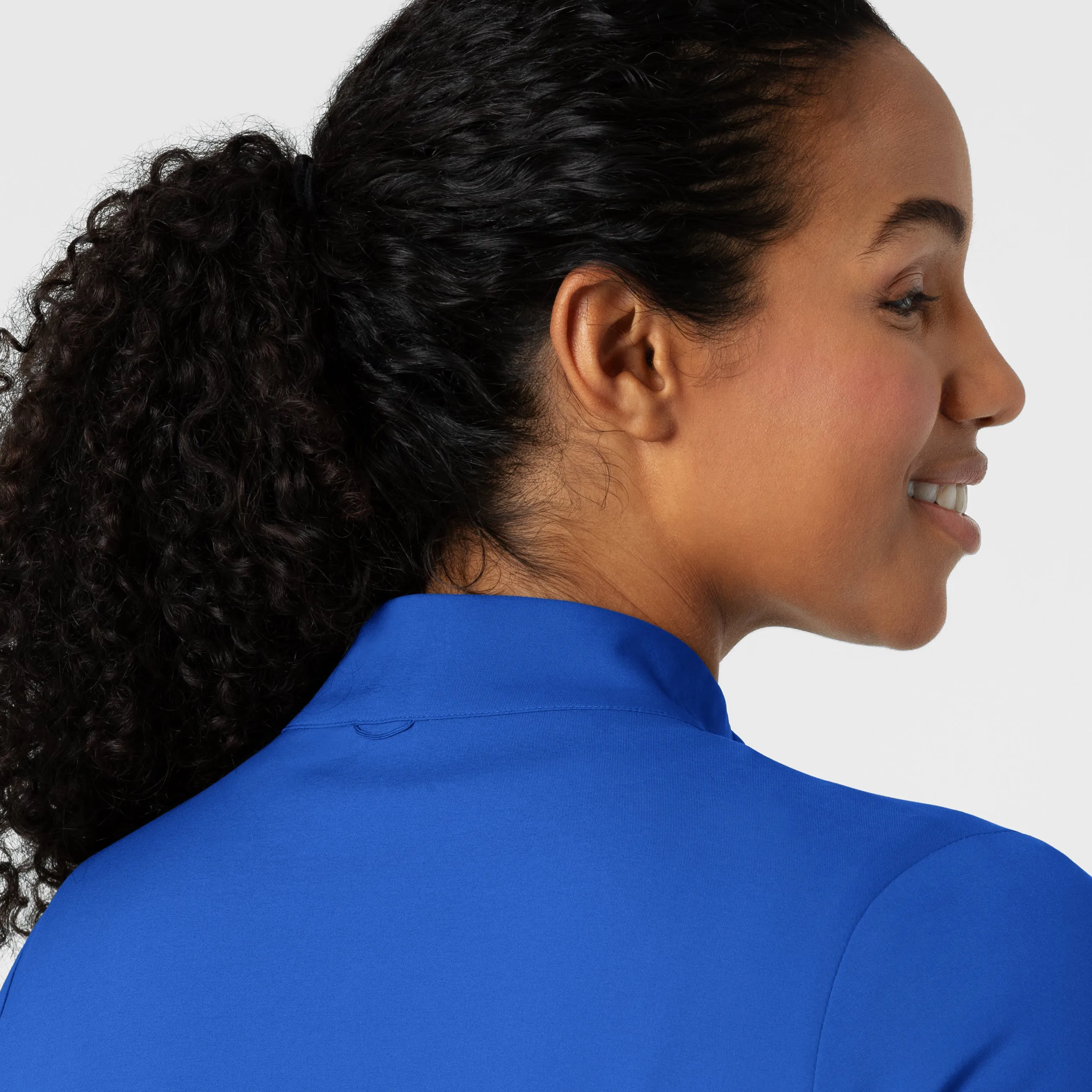 Boundless 8151 Warm Up Scrub Jacket Royal