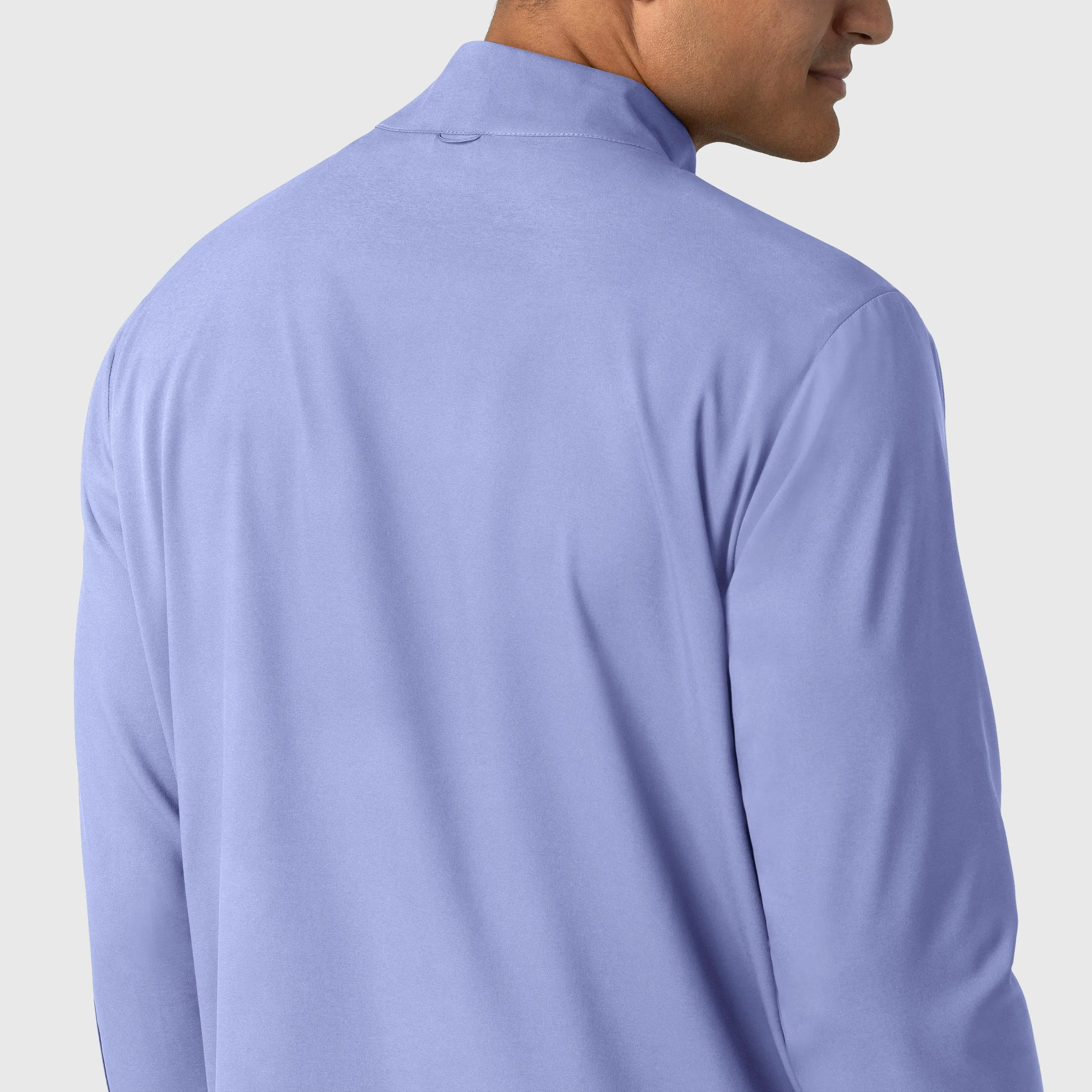 Boundless 8351 Men's Warm Up Scrub Jacket Ceil Blue