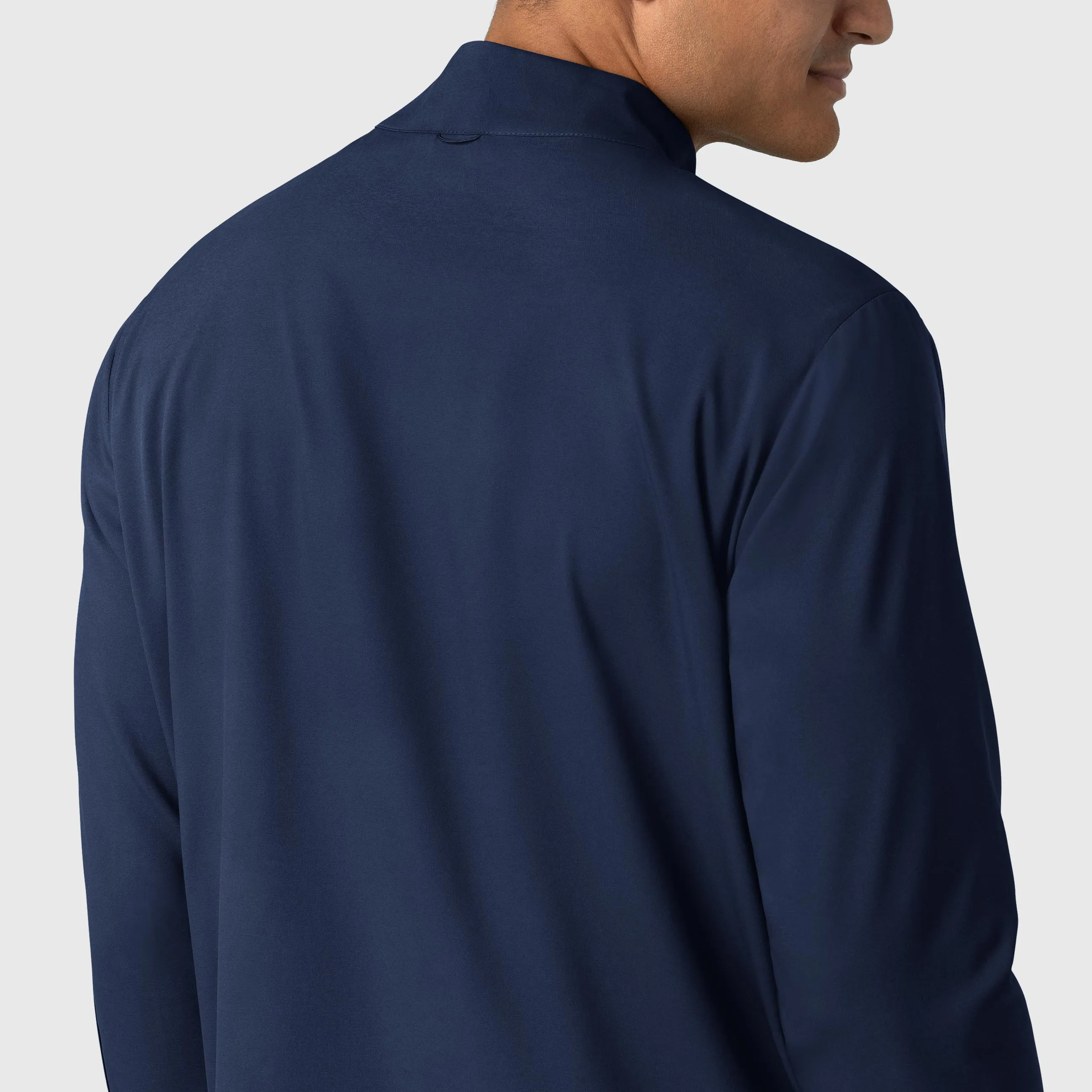 Boundless 8351 Men's Warm Up Scrub Jacket Navy